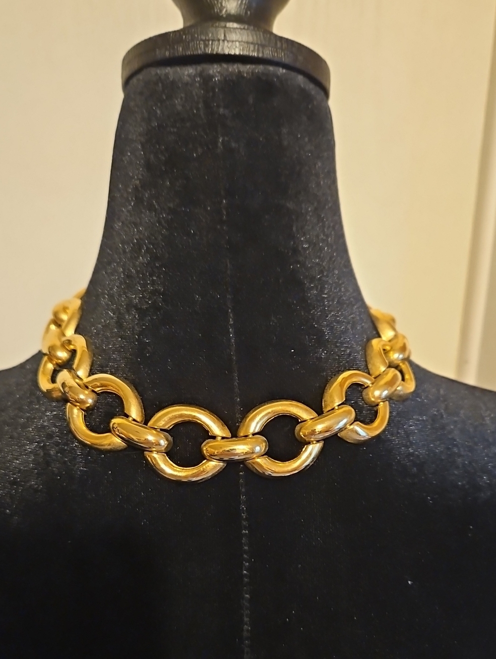 Gold Link Chain Choker Necklace - Women Jewelry